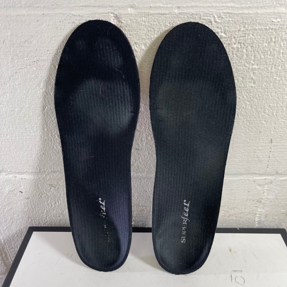 Superfeet Insoles Black‎ All Purpose Arch Support Men's 9.5-11 Women's 10.5-12